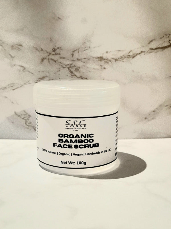 Organic Bamboo Face Scrub | Natural | Vegan | Exfoliating | Brightening - Sheer and Glorious